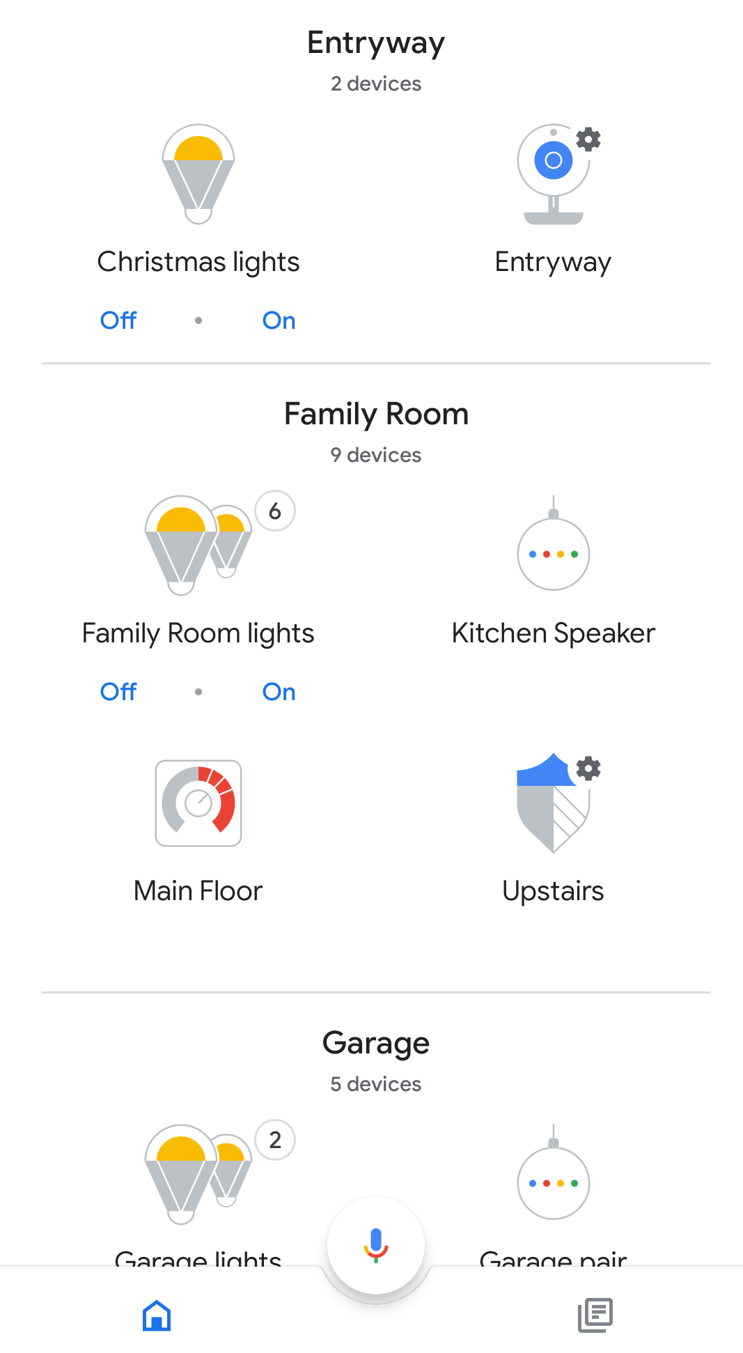 Screenshot of Google Home Setup screen