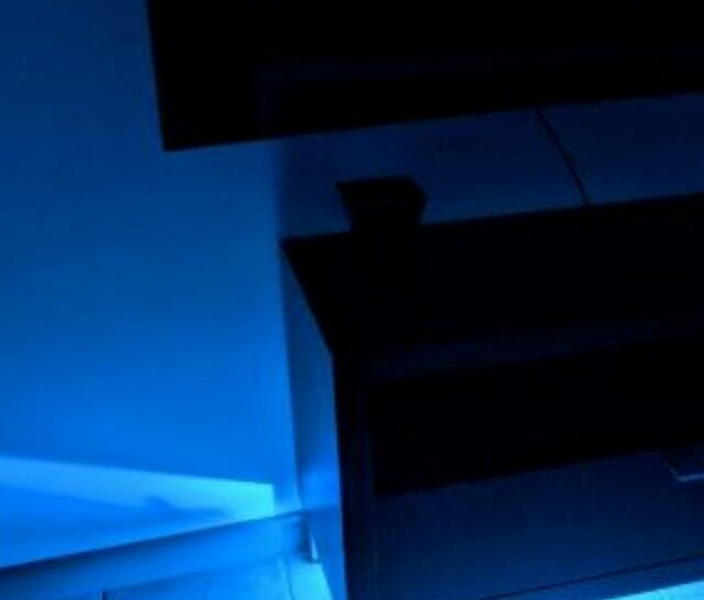 Novostella Smart LED Floodlight under Entertainment Area - Color Blue
