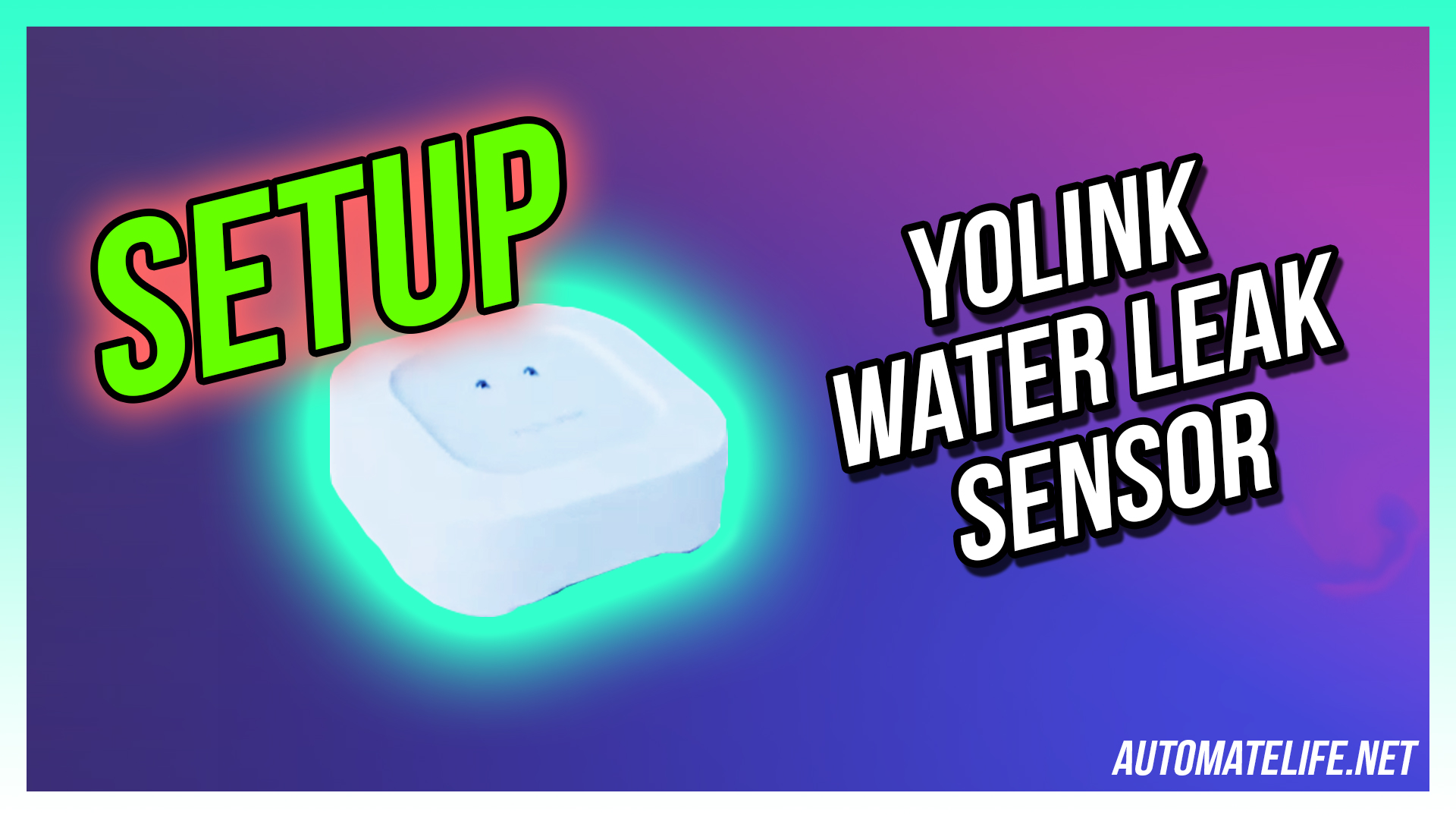 YoLink Water Leak Sensor Setup