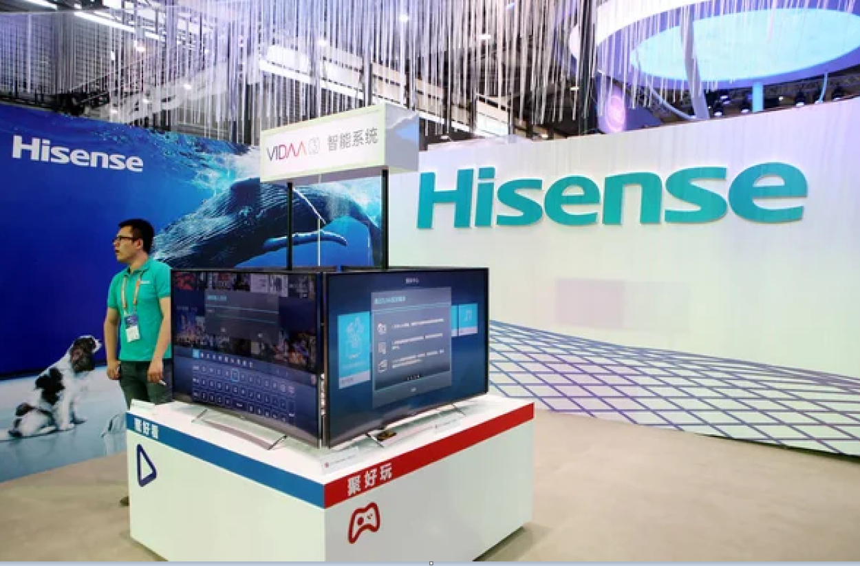 Hisense TV display center