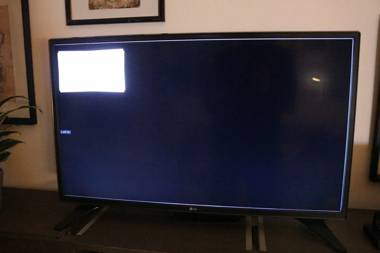 LG TV turns on without displaying any picture