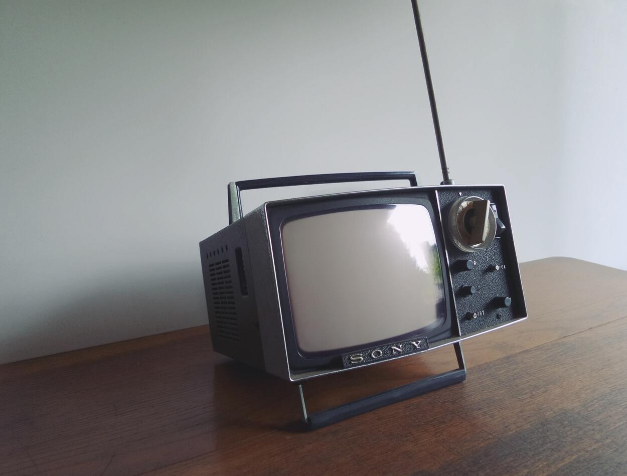 An old television.