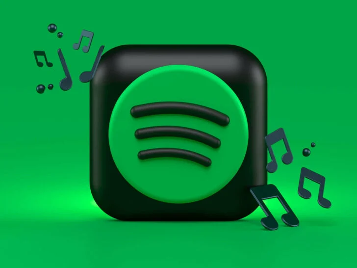 Image of Spotify app.