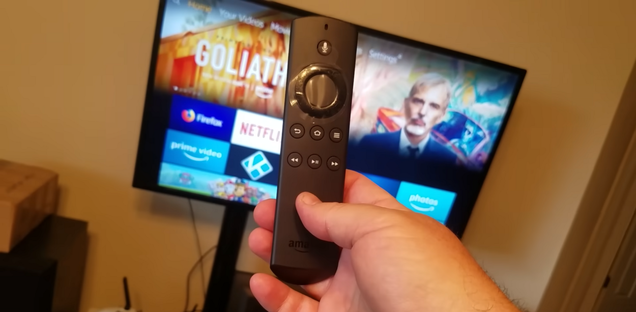 Amazon Firestick on a TV