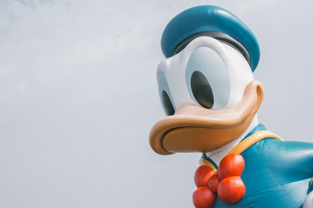A very famous Disney character Donald Duck