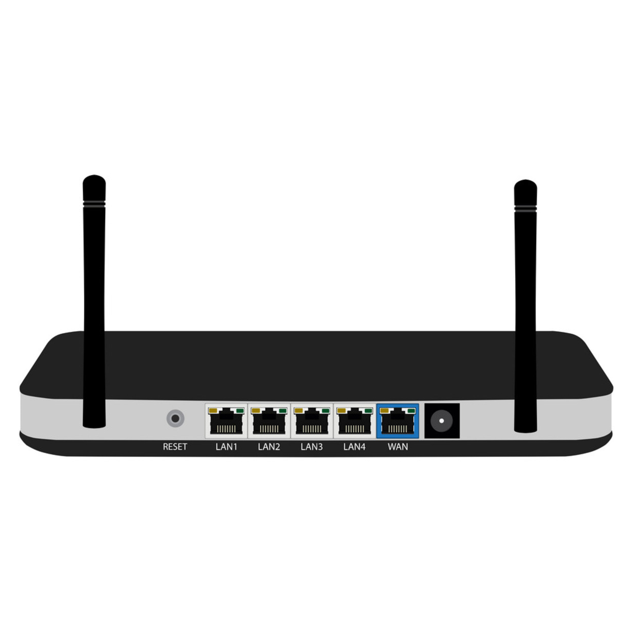 A wifi router.