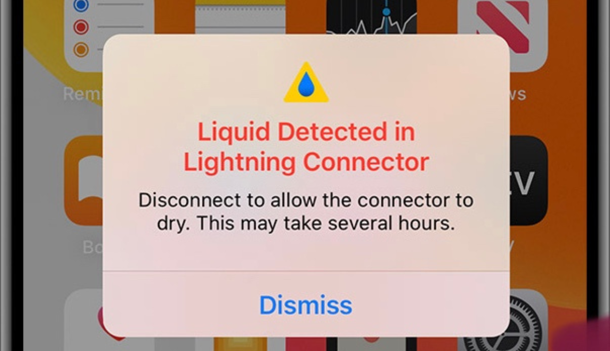 liquid in lightening