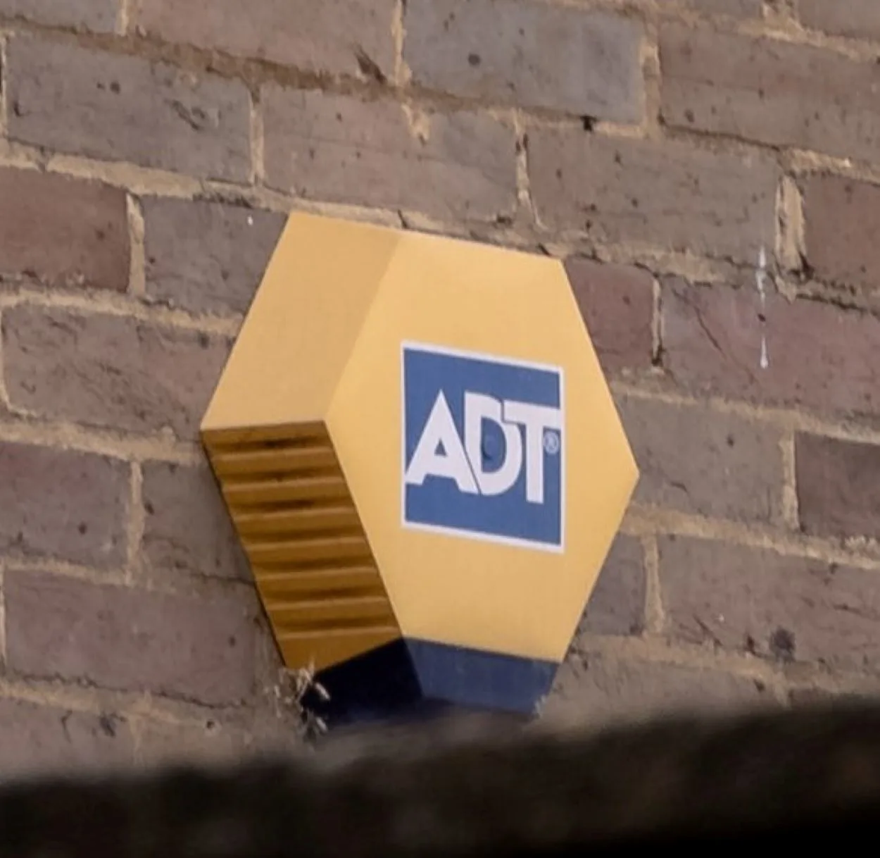 ADT logo outside a building