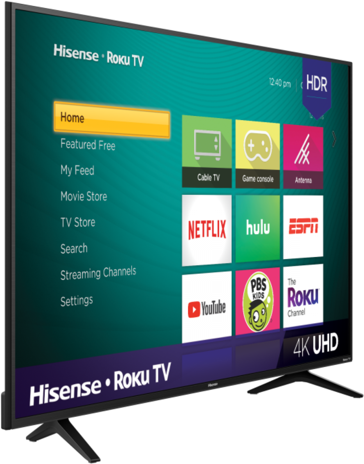 A Hisense Roku Smart TV