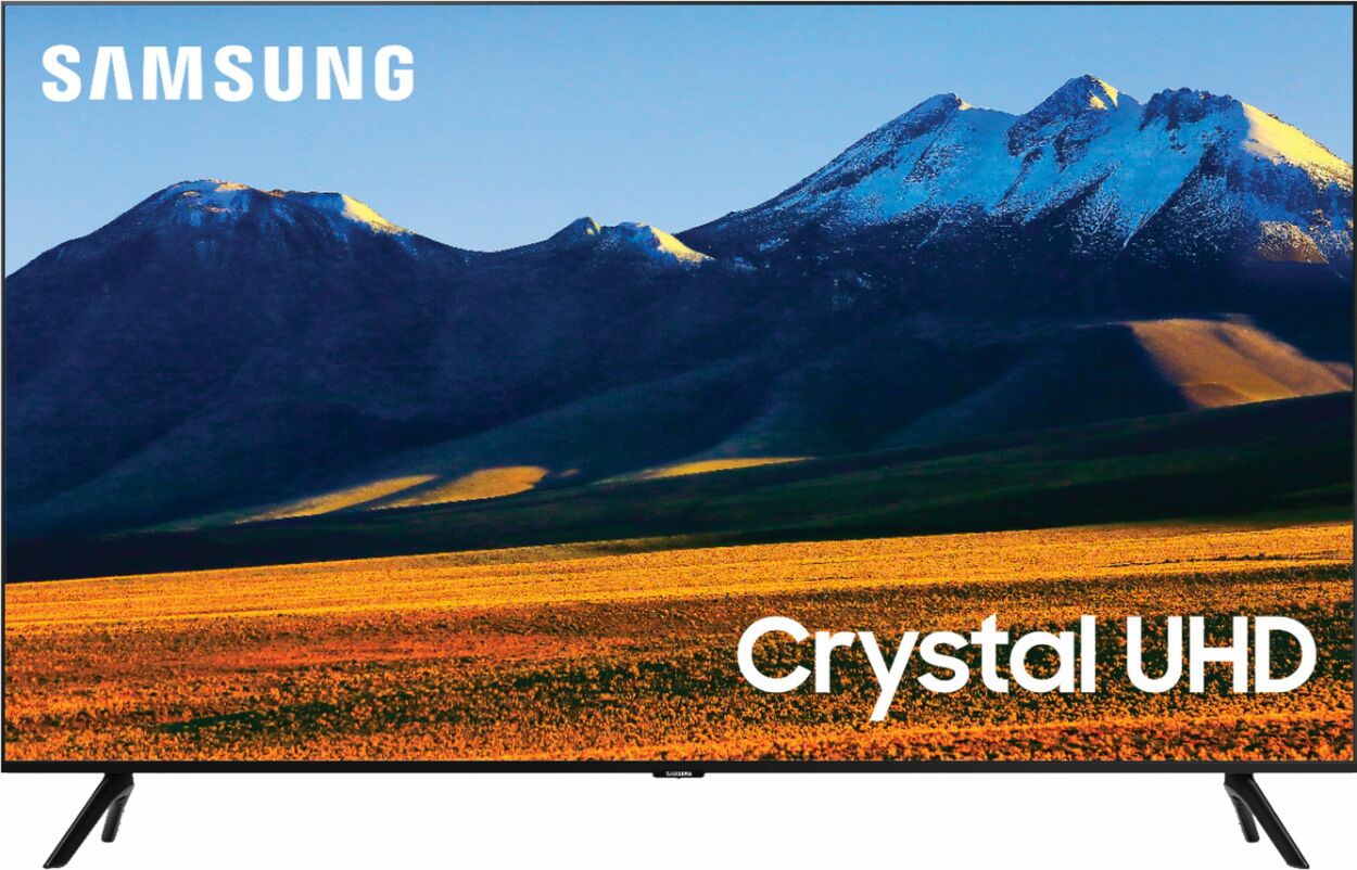 Samsung TV crystal UHD display