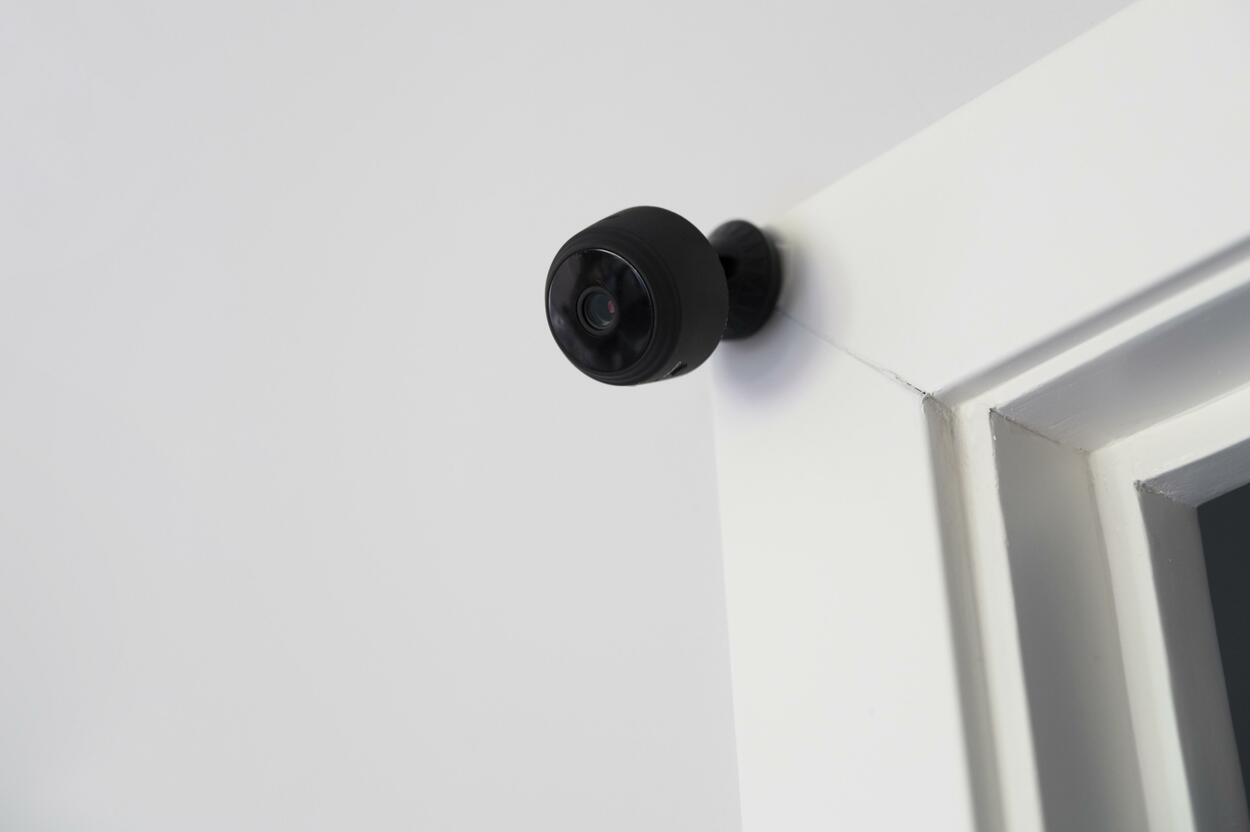 A security camera for the outdoors