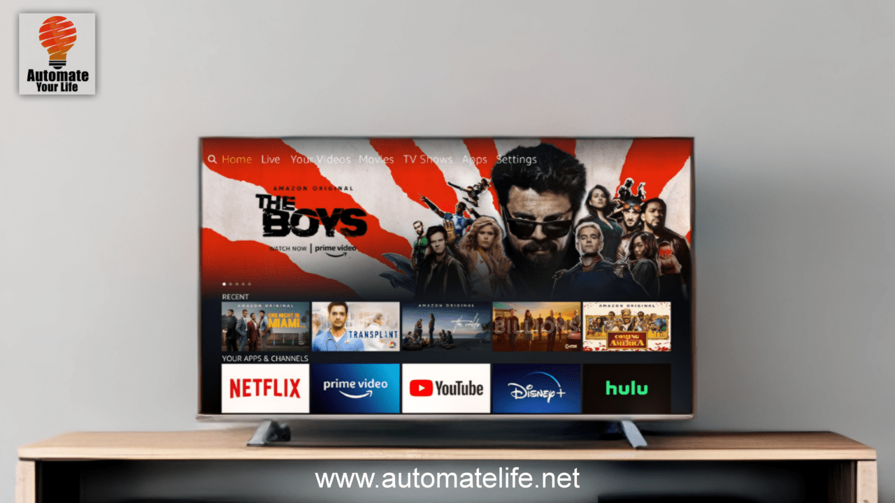 A Smart TV on the table