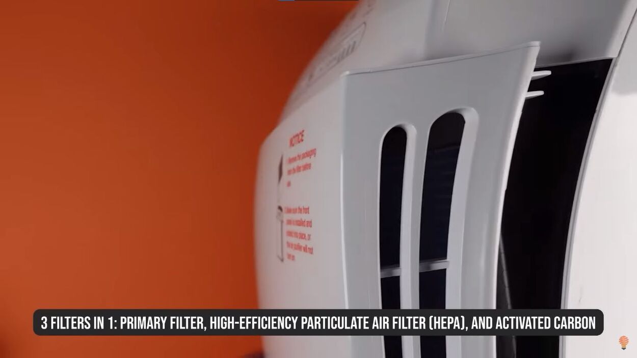 MSPure Air Purifier has HEPA filter
