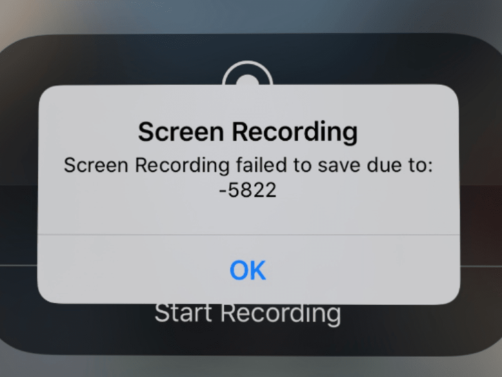 Fixing Screen Recording Failures and Error 5831