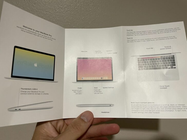 Instructions for Macbook Pro