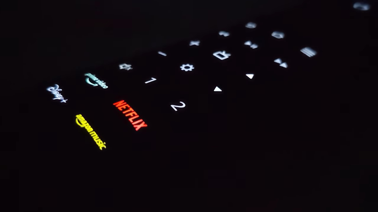 Clean Look of the Remote in the dark