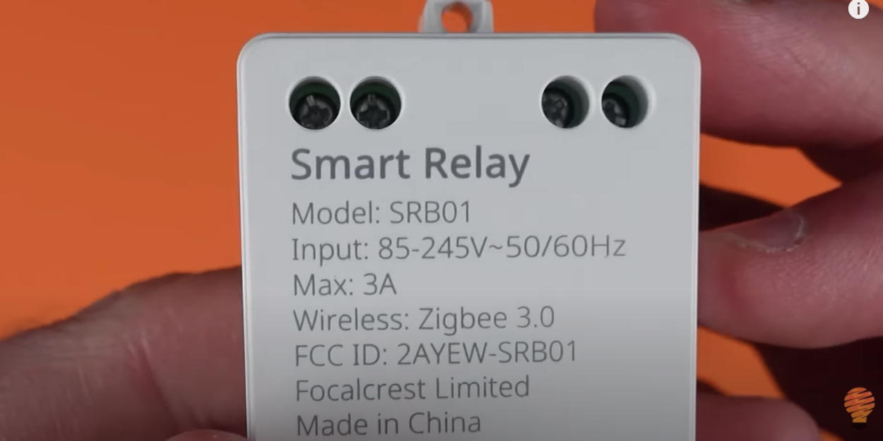 Specifications of Smart Relay switch shown in the picture