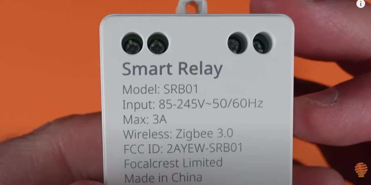 Specifications of Smart Relay switch shown in the picture
