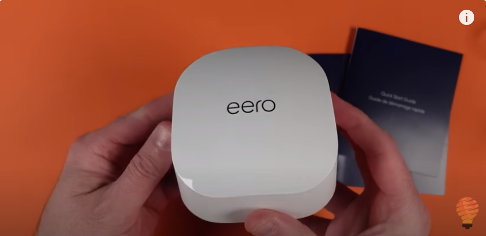 Eero Mesh WiFi and Echo Dot devices paired together, highlighting their synergy in enhancing smart home connectivity