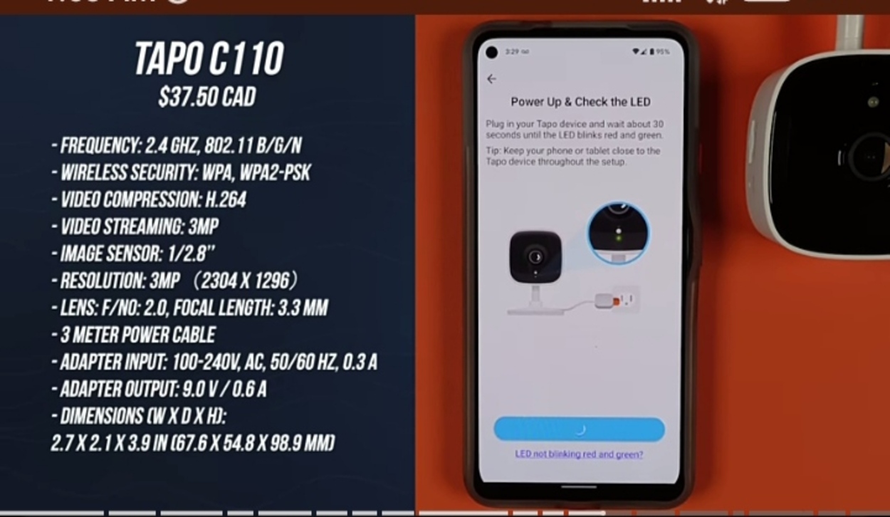 Tapo C110 features