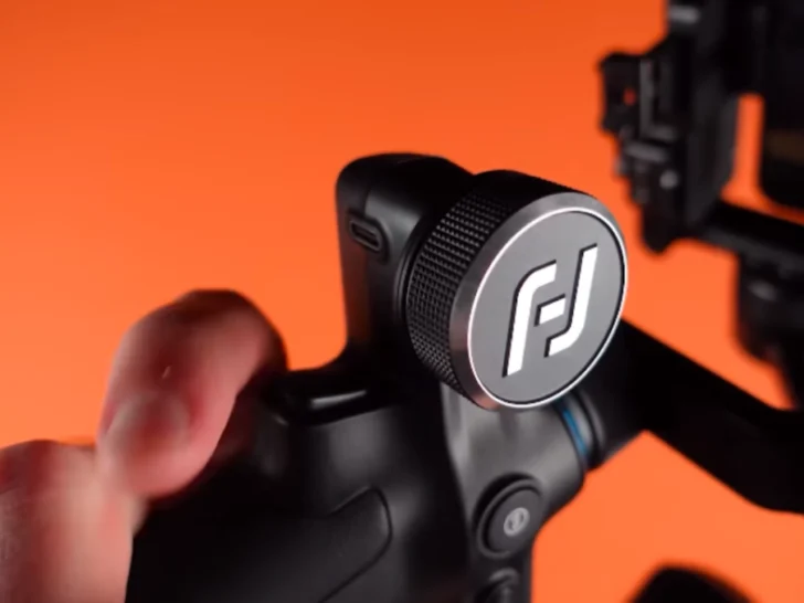 An innovative FeiyuTech SCORP Mini gimbal stabilizer, compact yet powerful, revolutionizing videography and photography with its advanced technology for smooth, professional-grade footage.