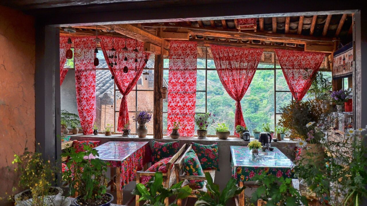 A beautiful cafe.