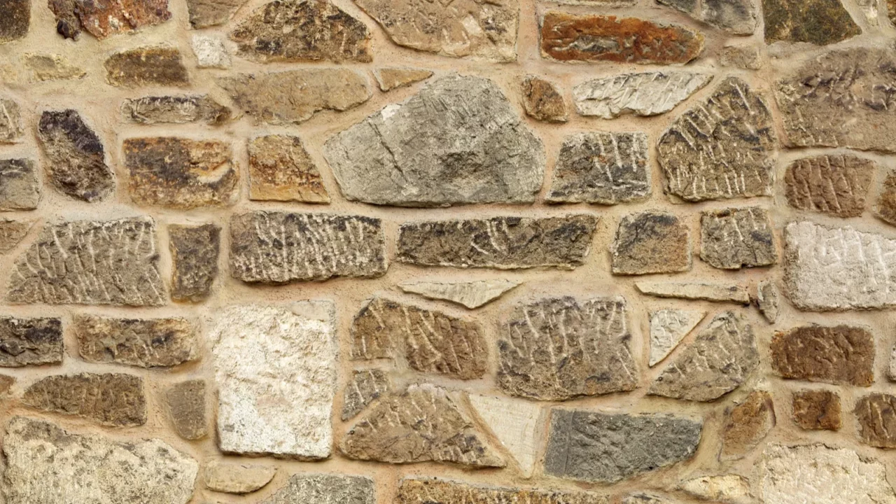 seamless ashlar old stone wall texture background
