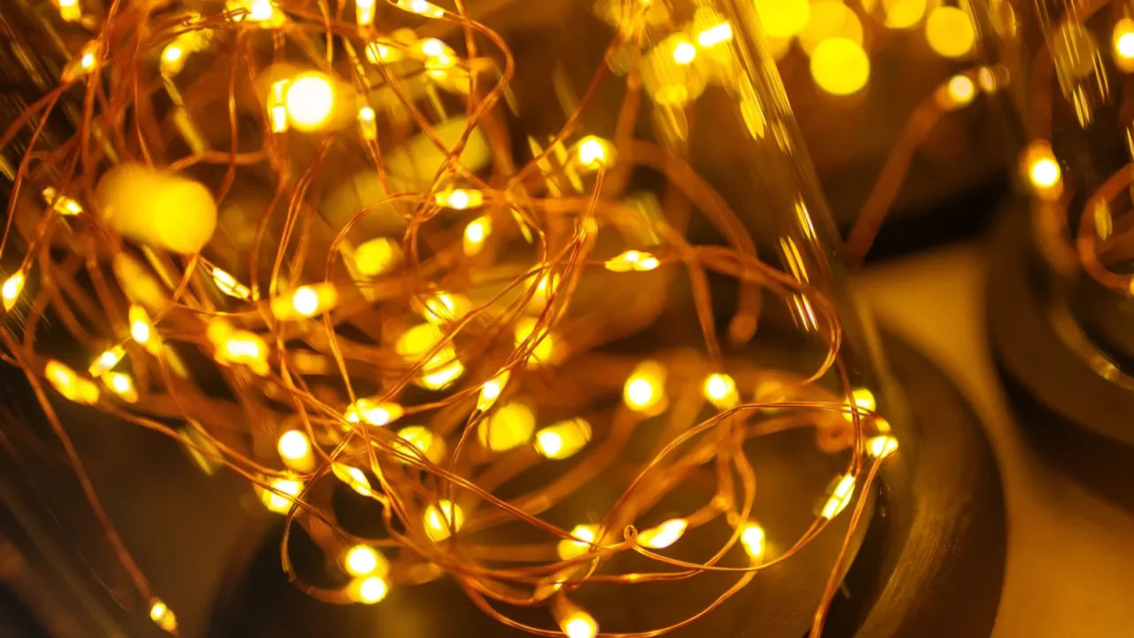 christmas decor christmas decorative garlands with yellow lights in a jar mason jar