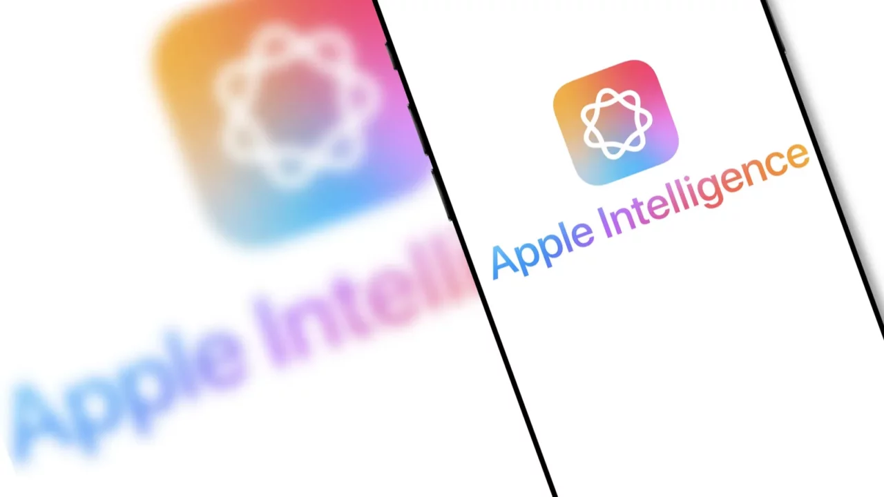 istanbul turkey  02 july 2024 apple intelligence logo on