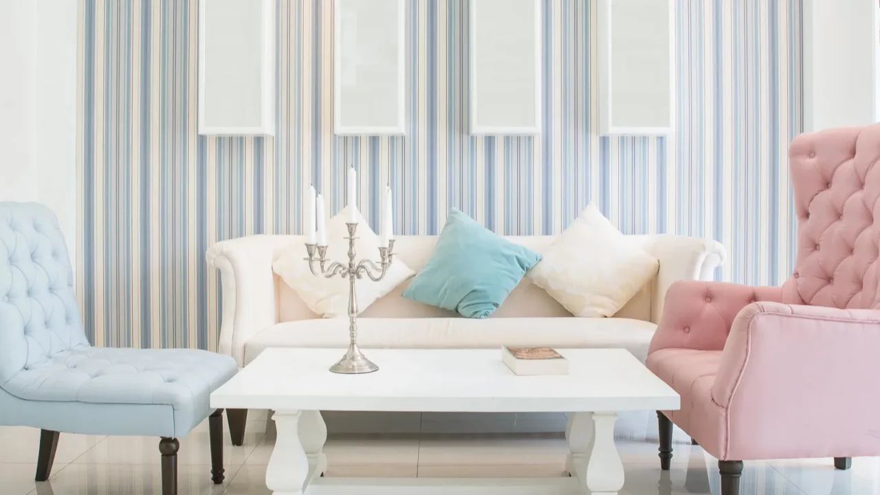 classic vintage style furniture set in a living room