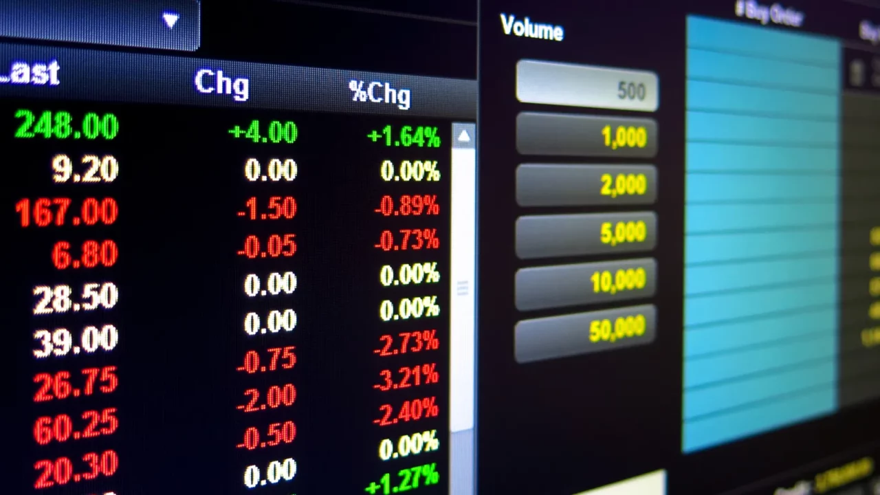 financial activities on a computer