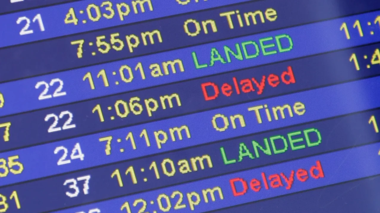 arrival times at an airline counter