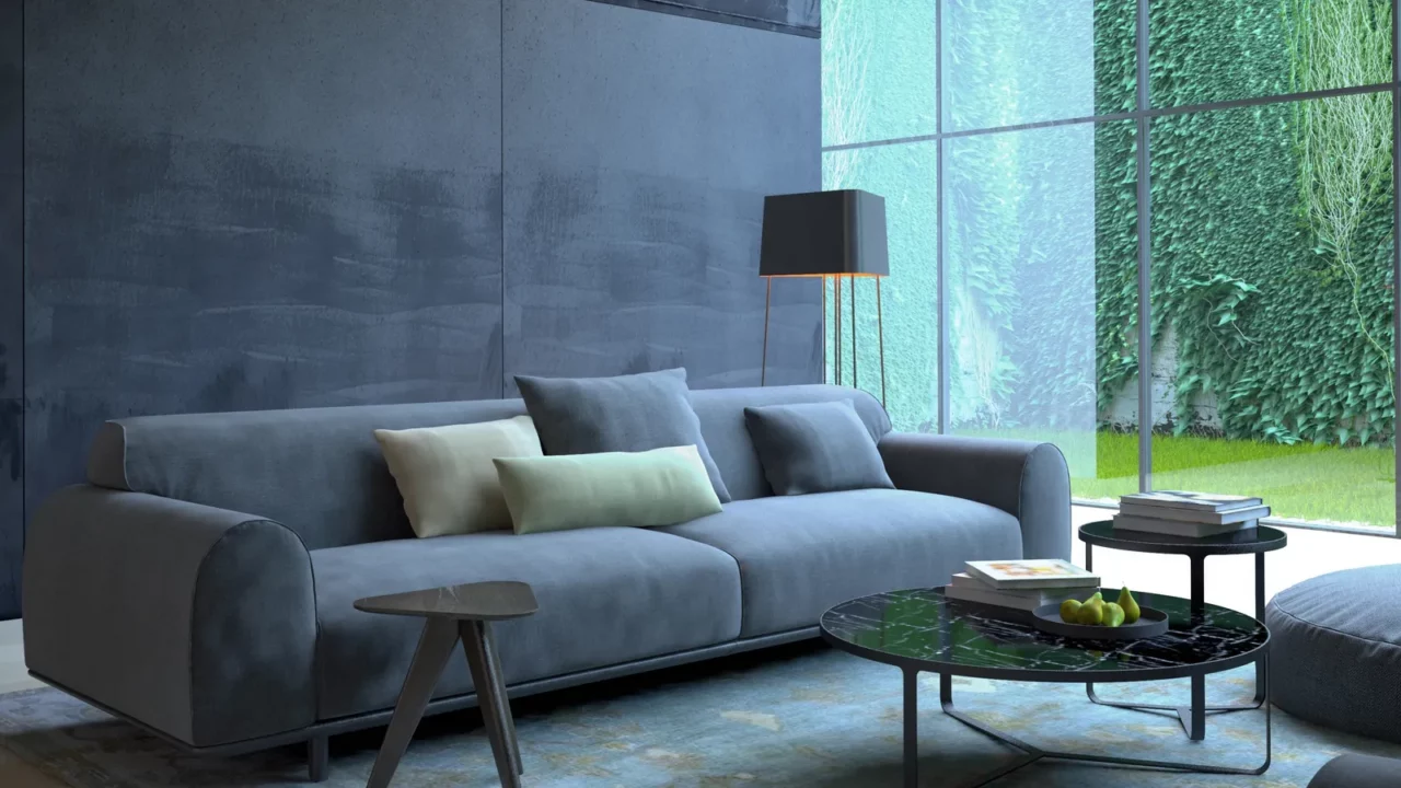 loft apartment interior 3d rendering
